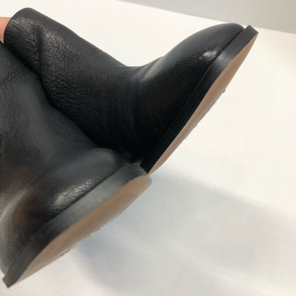 Vionic Square Toe Leather Ankle Booties, Black, E… - image 4